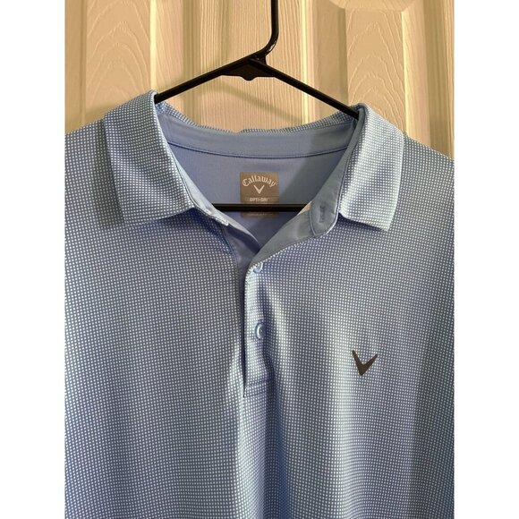 Callaway Opti Dry Blue Golf Polo Mens XL - Picture 2 of 4